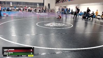 80 lbs Semis (4 Team) - Liam Jansen, Pierz vs Halo Roth, Perham