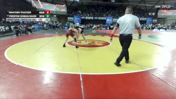 Boys 3A 138 lbs Cons. Round 6 - Preston Duman-Dahm, Shelton vs Brayden Thacker, White River