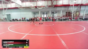 165 lbs Cons. Round 1 - Lucas Murphy, Wabash vs Elijah Brown, Indianapolis