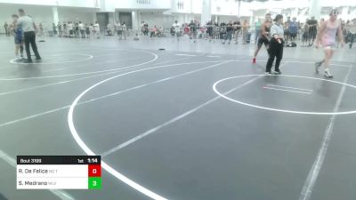 137 lbs Round Of 16 - Ricky De Felice, No Team vs Santiago Medrano, Wlv Jr Wrestling
