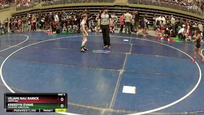 86 lbs Semifinal - Viliami Nau Rarick, WESTLAKE vs Kreedyn Evans, Cougars Wrestling