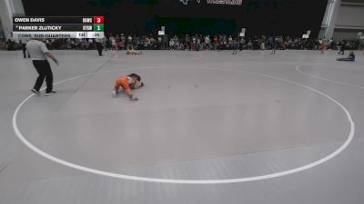 92 lbs Cons. Sub-quarters - Parker Zluticky, Kansas Young Guns Wrestling Club vs Owen Davis, Big Game Wrestling Club