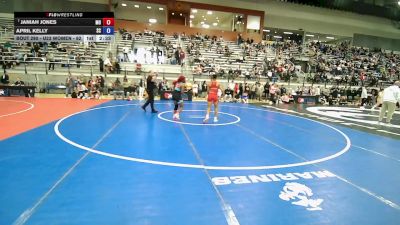 U23 Women - 62 lbs Cons. Round 2 - Janiah Jones, MO vs April Kelly, SC