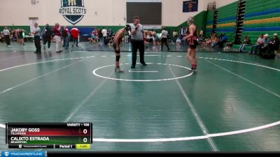 106 lbs Cons. Semi - Calixto Estrada, Beaverton vs Jakoby Goss, Tillamook