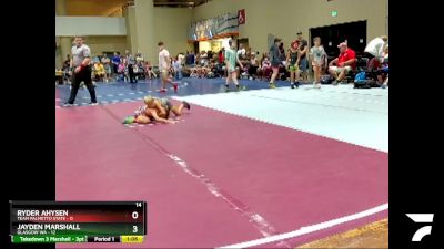 55 lbs Round 3 (6 Team) - Ryder Ahysen, Team Palmetto State vs Jayden Marshall, Glasgow WA