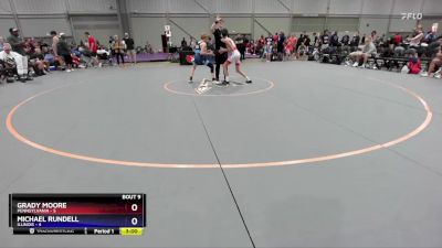 100 lbs Round 3 (8 Team) - Grady Moore, Pennsylvania vs Michael Rundell, Illinois