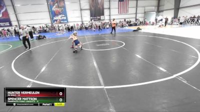 60 lbs Rd# 8- 12:30pm Saturday Final Pool - Spencer Mattson, Minnesota Funky Singlets vs Hunter Vermeulen, PA Gold