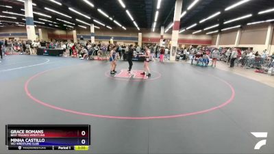 110 lbs Semifinal - Grace Romans, Best Trained Wrestling vs Minha Castillo, Vici Wrestling Club