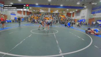157 lbs Cons. Round 3 - Devin Huff, Rim Of The World vs Jaime Bocanegra, Duarte
