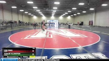 145 lbs Champ. Round 1 - Karlee Allington, Eagle vs Zoe Fries, Kuna