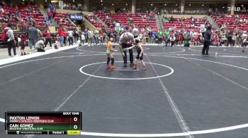 40 lbs Cons. Round 3 - Paxton Lemon, Ogden`s Outlaws Wrestling Club vs Cain Gomez, Hugoton Wrestling Club