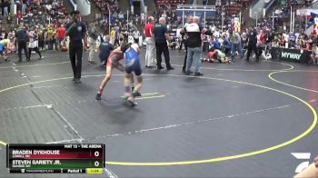 63 lbs Semifinal - Steven Gariety Jr., Dundee WC vs Braden Dykhouse, Lowell WC