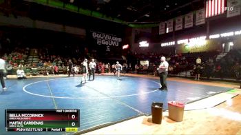 Girls 235 B 1st Place Match - Maitae Cardenas, Girls 3A/4A vs Bella McCormick, Girls WIldcard E