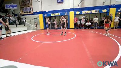 80 lbs Quarterfinal - Shaune McConnell, Eufaula Ironheads Wrestling Club vs Luke Stevens, Beggs Youth Wrestling Program