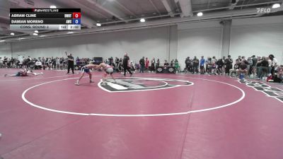 57 lbs Cons. Round 3 - Abram Cline, DMV RTC vs Damian Moreno, Atreus Wrestling Club