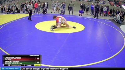 119 lbs Quarterfinal - Lane Crawford, Mat Sense vs Brooks Lister, All-Phase Wrestling Club