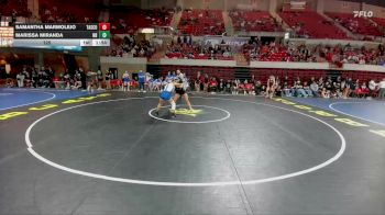125 lbs Round 4 - Semis (4 Team) - Samantha Marmolejo, Amarillo Tascosa vs Marissa Miranda, New Braunfels