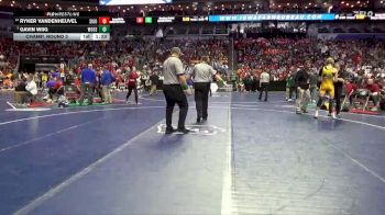 1A-138 lbs Champ. Round 2 - Gavin Wiig, Woodbury Central vs Ryker VanDenHeuvel, Sigourney-Keota