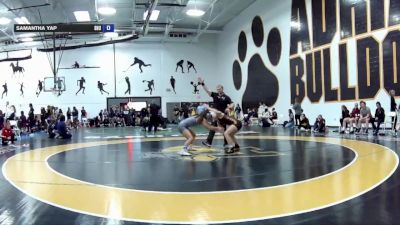 117 lbs Round 3 (16 Team) - Hannah Mccarley, Gannon University vs Samantha Yap, Sacred Heart University