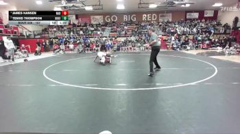 157 lbs 1st Place Match - James Hansen, Madison vs Tensei Thompson, Bishop Kelly High School