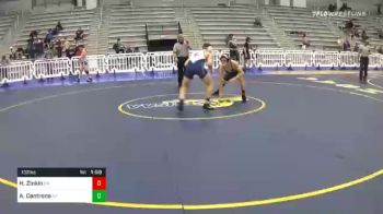 132 lbs Prelims - Hayden Zinkin, CA vs Angelo Centrone, NY