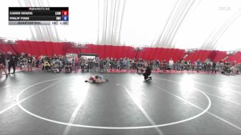 59 lbs Quarterfinal - Caden Senzig, La Crosse Area Wrestlers vs Philip Fons, Ringers Wrestling Club