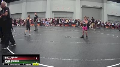 57 lbs Round 1 (10 Team) - Kaleb Salyers, Bandits vs Rhett Bishop, MF Savage