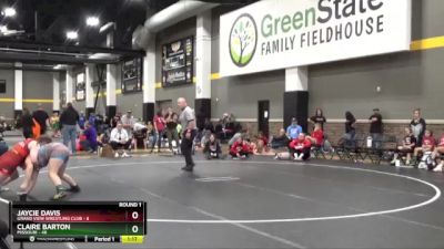 146 lbs Round 1 (4 Team) - Claire Barton, Missouri vs Jaycie Davis, Grand View Wrestling Club