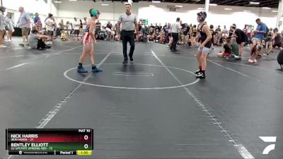 88 lbs Round 3 (4 Team) - Nick Harris, Iron Horse vs Bentley Elliott, U2 Upstate Uprising Red