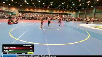 190 lbs Champ. Round 1 - Juan Juarez, Caldwell vs Wyatt Bricker, Liberty