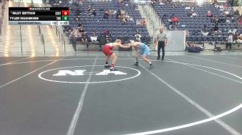 125 lbs Quarterfinal - Riley Bettich, Cumberlands (Ky.) vs Tyler Washburn, Unattached The Citadel