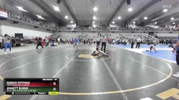 65 lbs Semifinal - Darius Pittman, Hallsville Kids Club-AA&nbsp; vs Emmett Burns, Blue Pride Wrestling Club-AAA