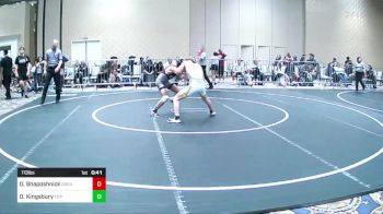 113 lbs Consi Of 16 #1 - Davis Shaposhnick, Great Oak HS vs Dominic Kingsbury, Top Rank HAC