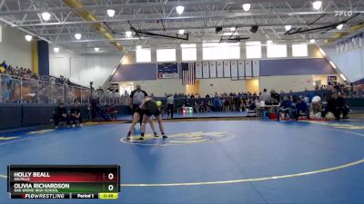 120 lbs Cons. Round 2 - Holly Beall, Saltillo vs Olivia Richardson, Oak Grove High School