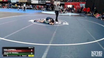 126G Quarterfinal - BRAELYN TROXELL, Kodiak vs Mya Campbell, Redington Sr. Jr/Sr High School