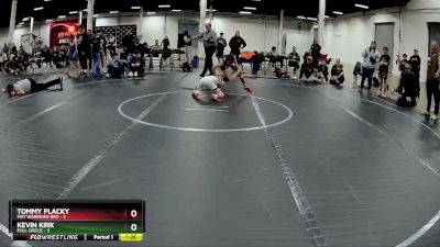 80 lbs Round 1 (4 Team) - Tommy Placky, Mat Warriors Red vs Kevin Kirk, Full Circle