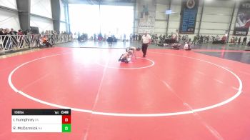 106 lbs Consi Of 32 #1 - Rowen Humphrey, PA vs Rylan McCormick, NA