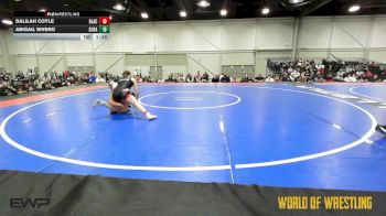 120 lbs Rr Rnd 1 - Dalilah Coyle, Black Widows 7-12 vs Abigail Rivero, Scrappers 7-12