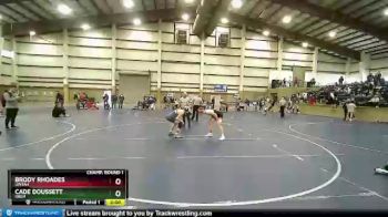 132 lbs Champ. Round 1 - Cade Doussett, Orem vs Brody Rhoades, Uintah