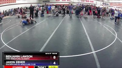 114 lbs Round 1 - Benjamin Lawson, MWC Wrestling Academy vs Jaxon Ebner, Golden Eagles Wrestling Club