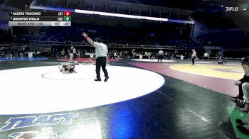 100 lbs Cons. Round 4 - Jennifer Wells, Elk Grove vs Alexis Toscano, Lincoln (Stockton)