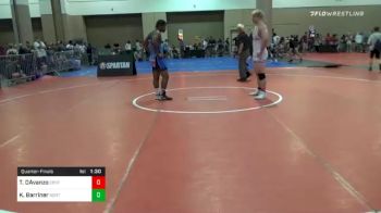 195 lbs Quarterfinal - Thomas DAvanzo, Central Florida Wrestling Academy @LHP (Lake Highland Prep) vs Kanenan Barriner, North Carolina JETS