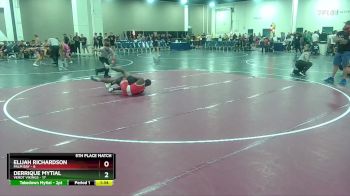 132 lbs Finals (8 Team) - Derrique Mytial, Verot Vikings vs Elijah Richardson, Palm Bay