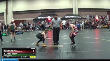 92 lbs Round 3 - Ramsey Crow, Groundzero vs Kaiden Skodak, Simmons Academy Of Wrestling