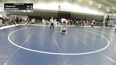 106 lbs Cons. Quarters - Corbin Franklin, Next Level Training Academy vs Nolan Culp, HSE Wrestling Club