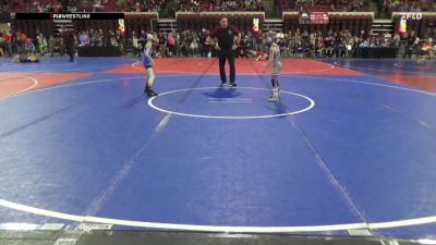 57 lbs Champ. Round 2 - Cooper Patch, Heights Wrestling Club vs Ryker Smith, Forsyth Wrestling Club