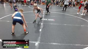 75 lbs Cons. Round 3 - Jonathan Brown, Grizzlies Wrestling Club vs Jackson Gleaton, Mighty Warriors Wrestling Acad
