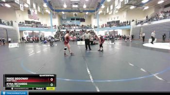 165G Quarterfinal - Paige Siddoway, Rigby Girls vs Kyra Richards, Columbia Girls