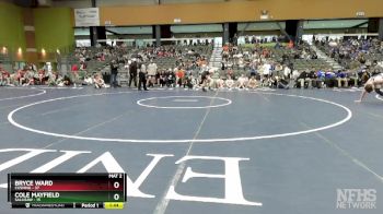 150 lbs Semifinals (8 Team) - Bryce Ward, CUSHING vs Cole Mayfield, SALLISAW