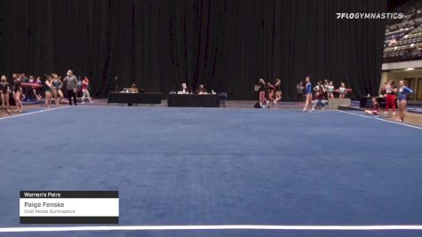Paige Fenske - Women's Pairs, Gold Medal Gymnastics - 2021 Women's Xcel Region 4 Championships